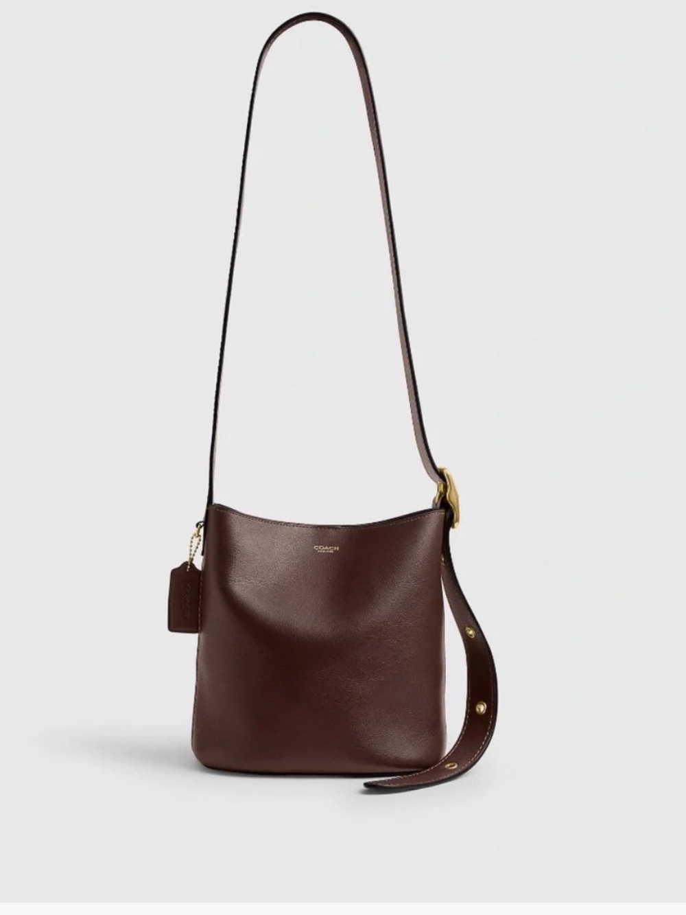 Coach Bleeker Bucket 21 Shoulder Bag in Brass / Maple